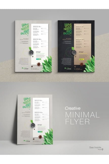 Template #99762 Flyer Black Webdesign Template - Logo template Preview