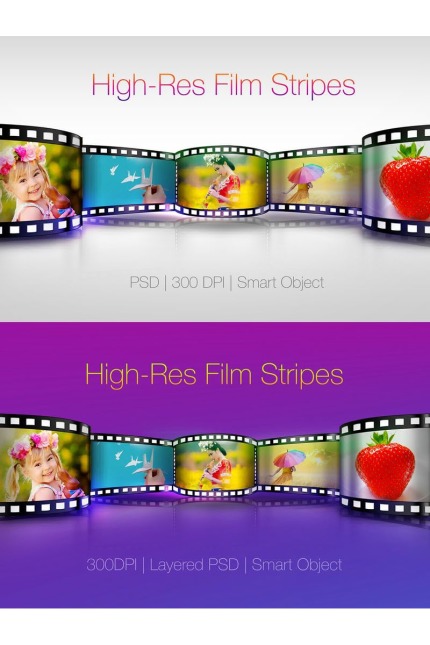 Template #99766 Stripes Film Webdesign Template - Logo template Preview