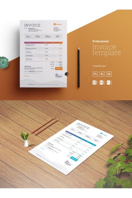 Template #99772 Invoice Business Webdesign Template - Logo template Preview