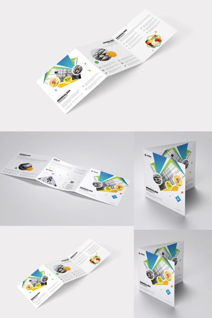 Kit Graphique #99788 Tri-fold Abstract Divers Modles Web - Logo template Preview