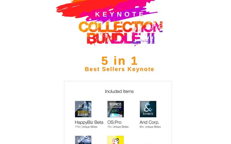Collection Bundle II - Keynote template Keynote Template