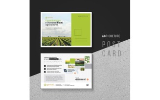 Farm House & Agriculture Postcard - Corporate Identity Template