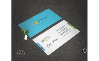 Relax & Spa Business Card - Corporate Identity Template