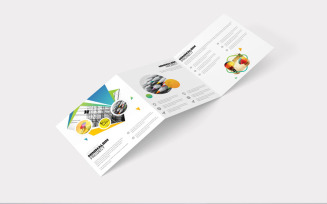Square Color Tri-Fold Brochure - Corporate Identity Template