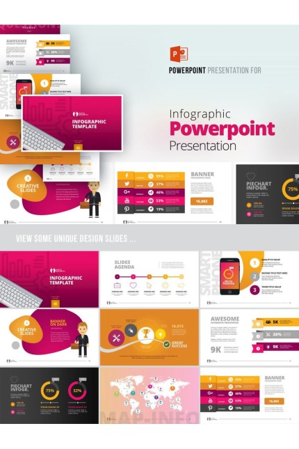 Template #99800 Infographic  Webdesign Template - Logo template Preview