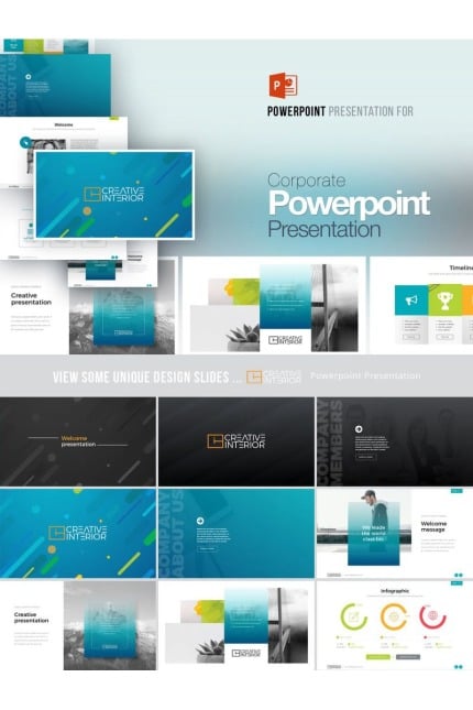 Kit Graphique #99804 Powerpoint  Web Design - Logo template Preview