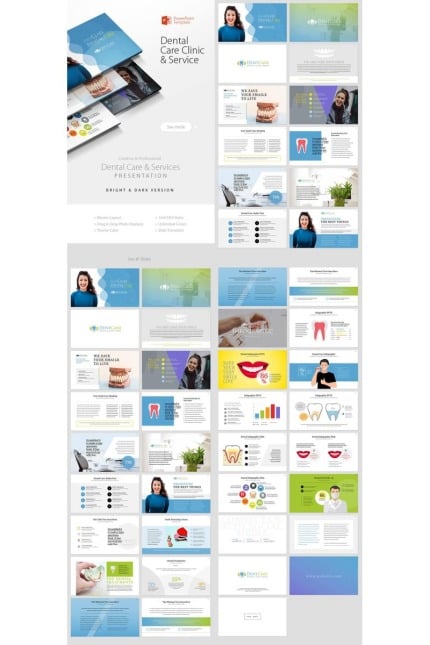 Kit Graphique #99808 Dentaire Powerpoint Divers Modles Web - Logo template Preview