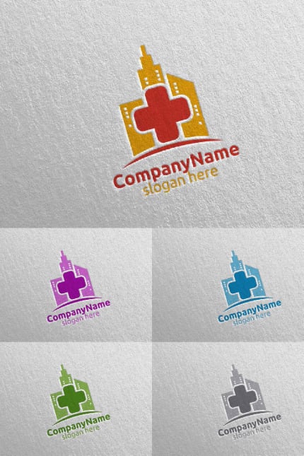 Template #99852 Medicine Emergency Webdesign Template - Logo template Preview