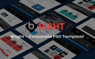 Bright - Creative Corporate PSD Template