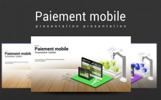 Paiement Mobile PowerPoint template