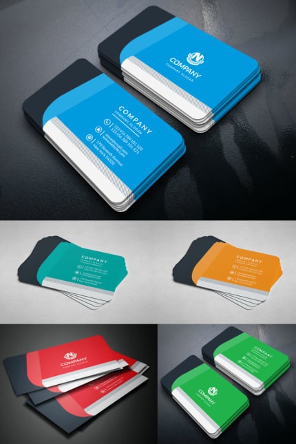 Template #99905 Business Card Webdesign Template - Logo template Preview