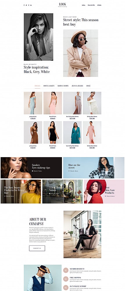 Template #99919 Fashion Clothing Webdesign Template - Logo template Preview