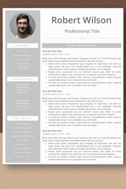 Kit Graphique #99939 Professional Resume Divers Modles Web - Logo template Preview