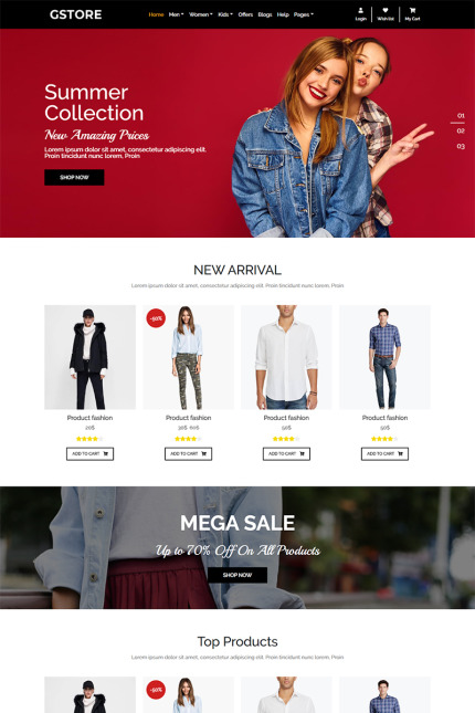Template #99942 Store Fashion Webdesign Template - Logo template Preview