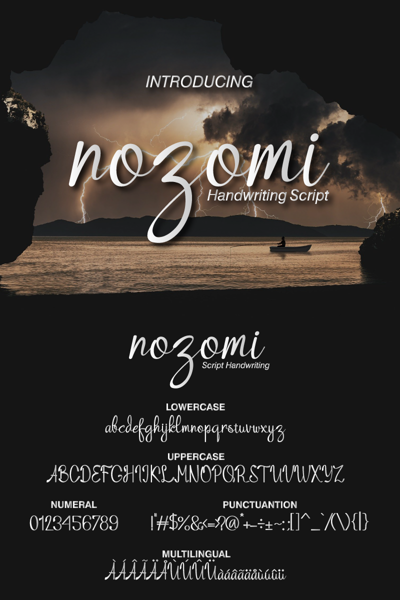 Nozomi - Font