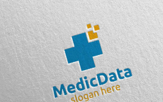 Cross Medical Hospital Design 68 Logo Template