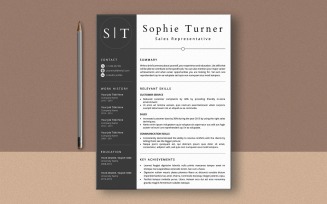 Functional CV Template For MS Word, Skills-Based Resume and Cover Letter Template