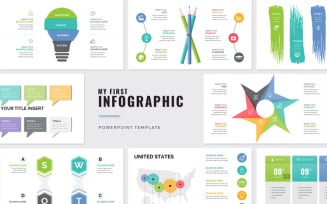 My First Infographic PowerPoint template