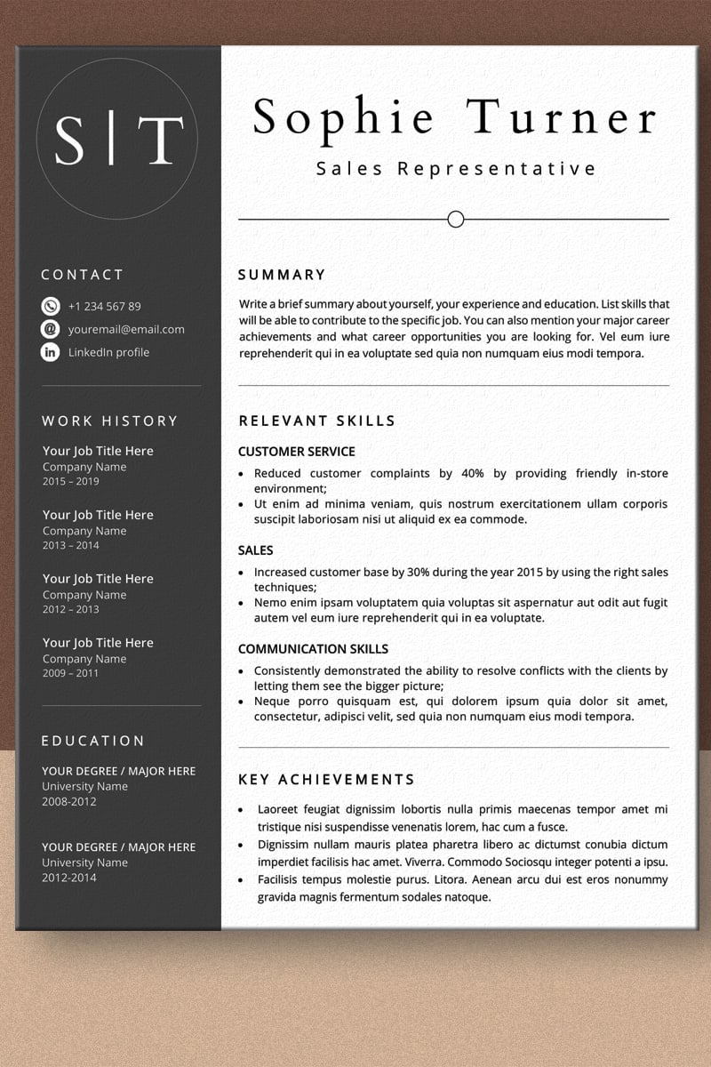 cv templates for ms word