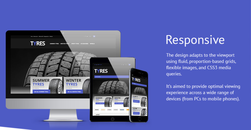 Шаблон OpenCart для автомобильных шин - Features Image 1