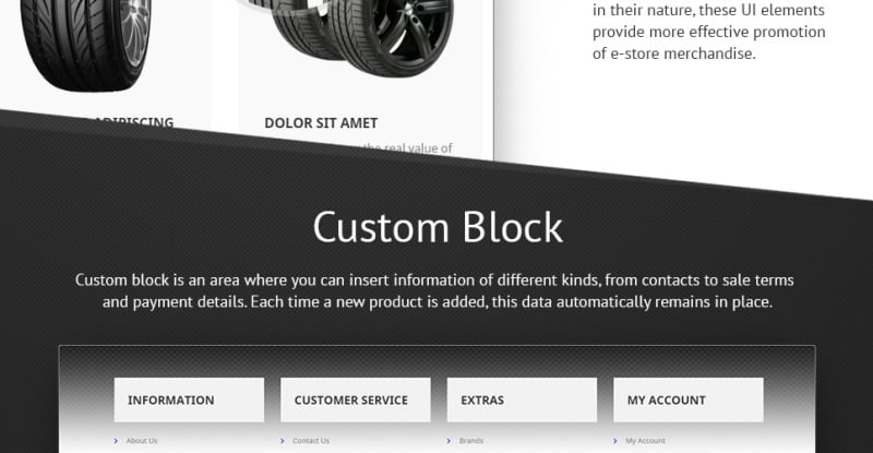 Шаблон OpenCart для автомобильных шин - Features Image 15