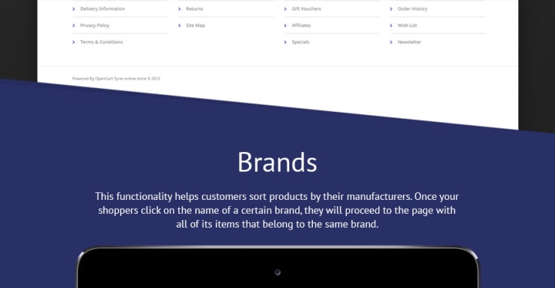 Шаблон OpenCart для автомобильных шин - Features Image 16