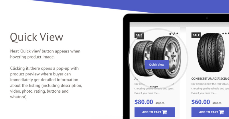 Шаблон OpenCart для автомобильных шин - Features Image 2