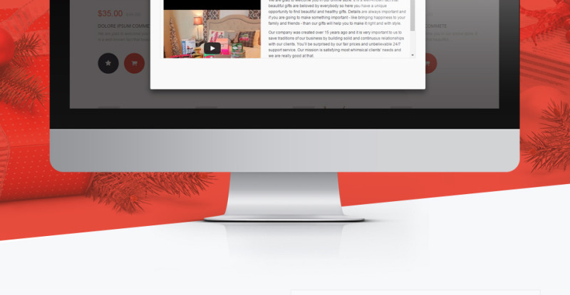 Christmas Gifts Store OpenCart Template - Features Image 7