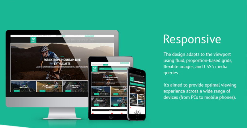 Szablon OpenCart sprzętu rowerowego - Obraz funkcji 1