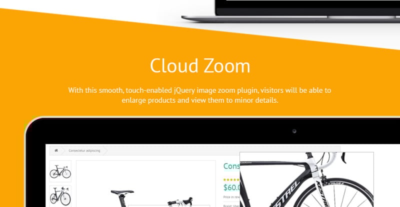 Szablon OpenCart sprzętu rowerowego - Obraz funkcji 3