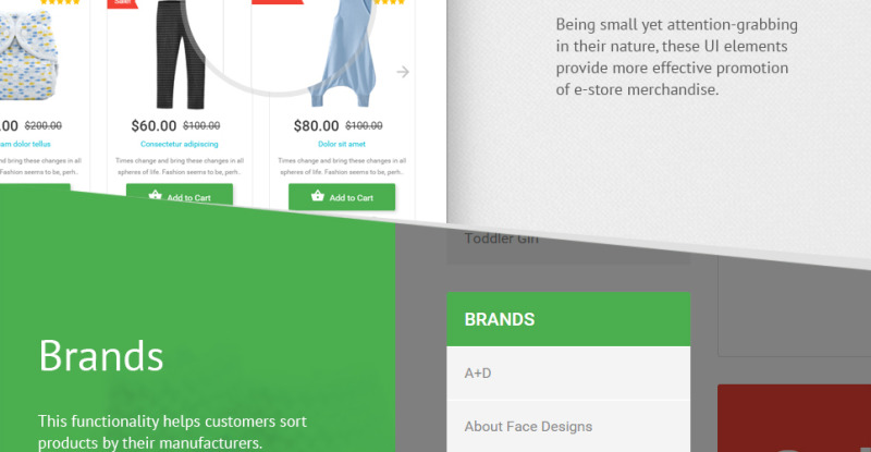 Infant Clothing Store OpenCart Template - Features Image 15