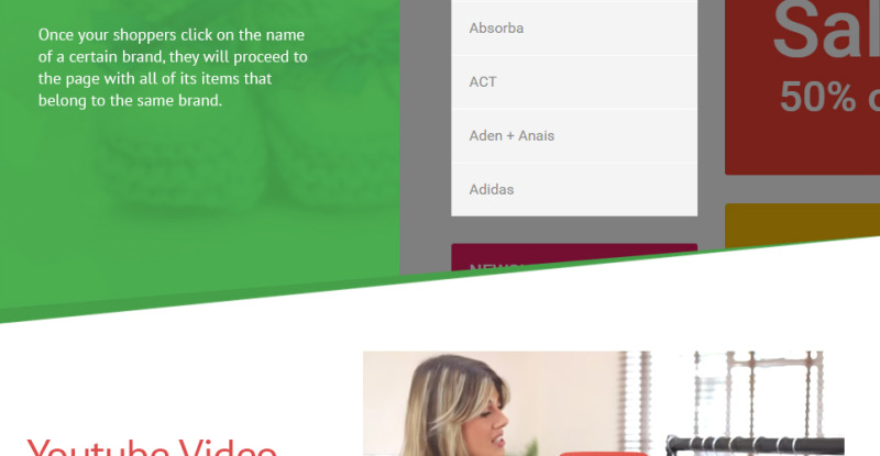 Infant Clothing Store OpenCart Template - Features Image 16