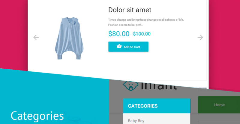 Infant Clothing Store OpenCart Template - Features Image 18