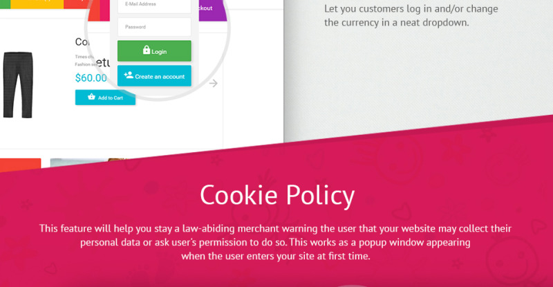 Infant Clothing Store OpenCart Template - Features Image 8