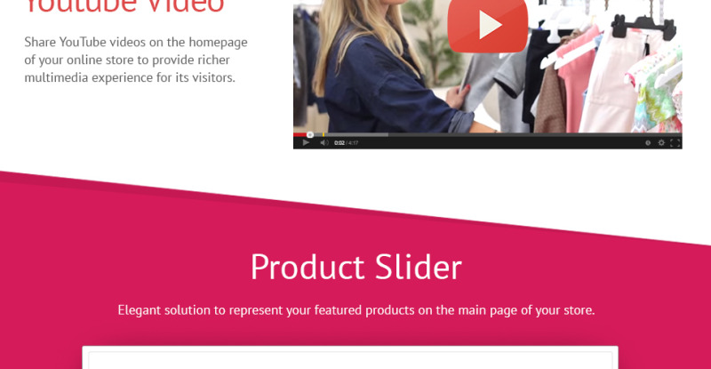 Infant Clothing Store OpenCart Template - Features Image 17