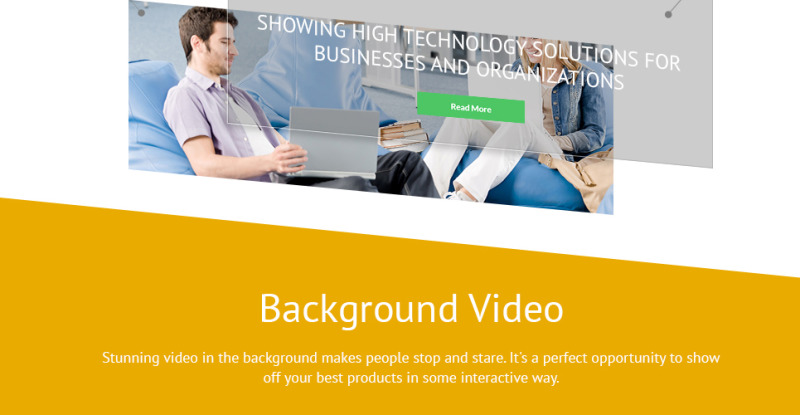 Business Services Promotion WordPress Theme - Features Image 3