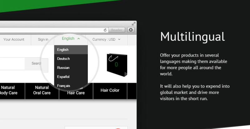Organische cosmetica - Make-upwinkel-sjabloon PrestaShop-thema - Features Image 2