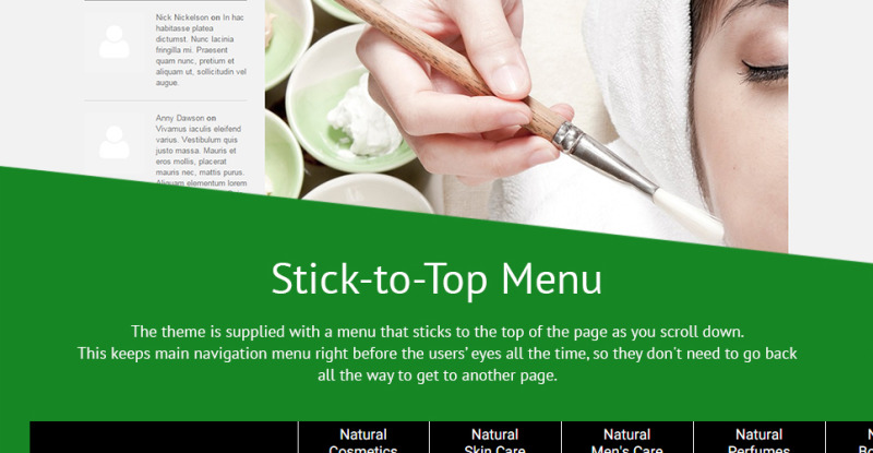 Organische cosmetica - Make-upwinkel-sjabloon PrestaShop-thema - Features Image 7