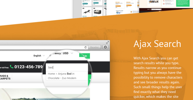 Tema de PrestaShop para muebles de exterior - Características Imagen 4