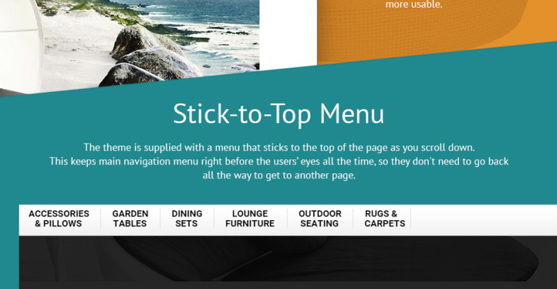 Tema de PrestaShop para muebles de exterior - Características Imagen 5