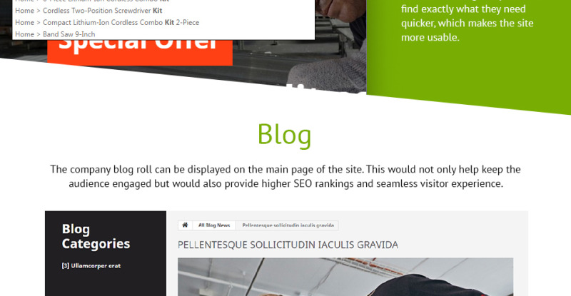 Tools and Supplies PrestaShop Theme - Features Image 6