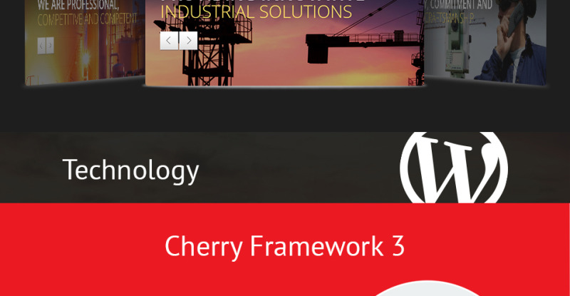 Industrial Responsive WordPress Theme - Features Image 3