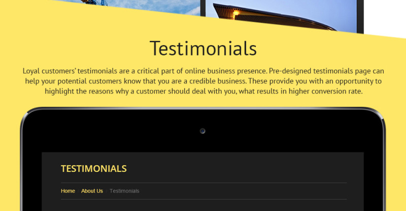 Industrial Responsive WordPress Theme - Features Image 25