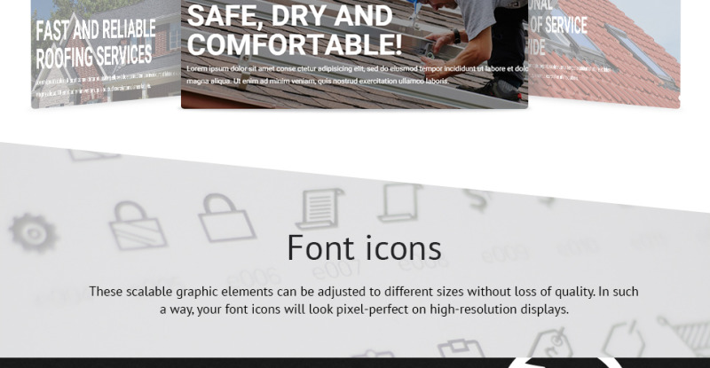 Roofing Company WordPress Theme - Features Image 3