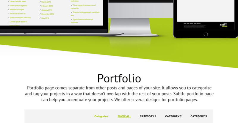 Roofing Company WordPress Theme - Features Image 24