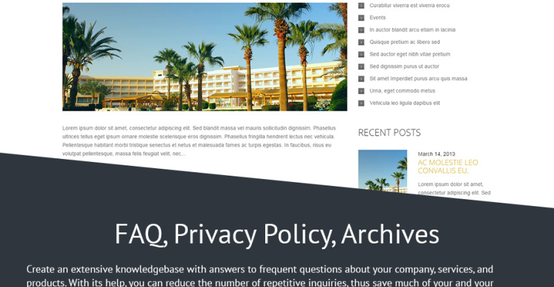 Travel Agency Responsive WordPress Theme - Features Image 21