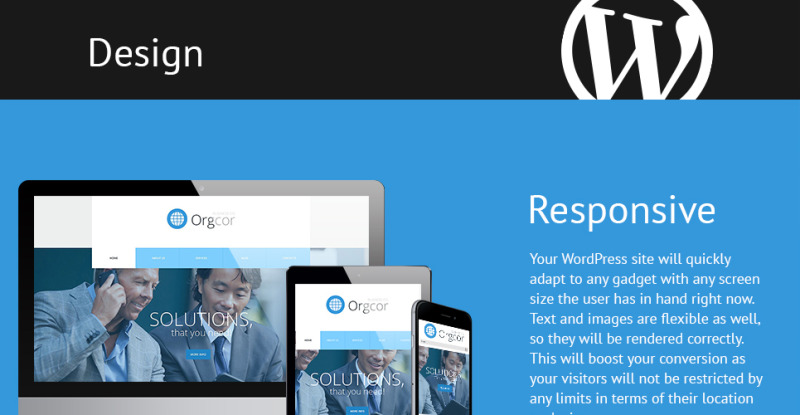 Business Promotion WordPress Theme - Features Image 1