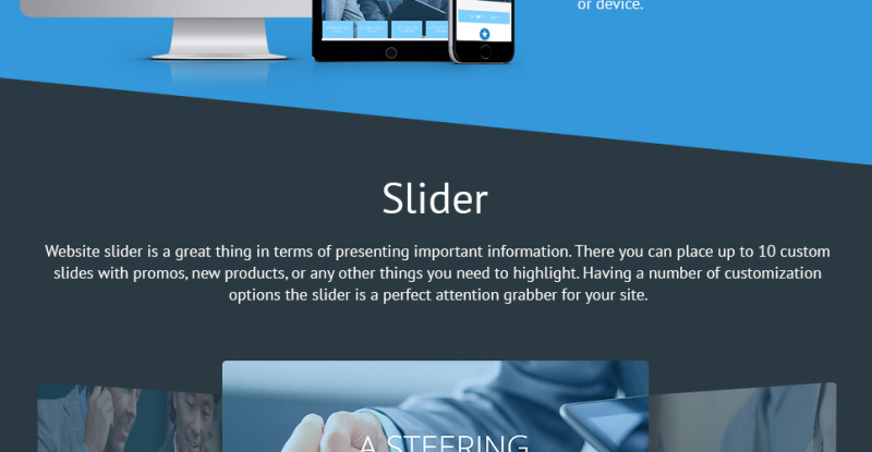 Business Promotion WordPress Theme - Features Image 2