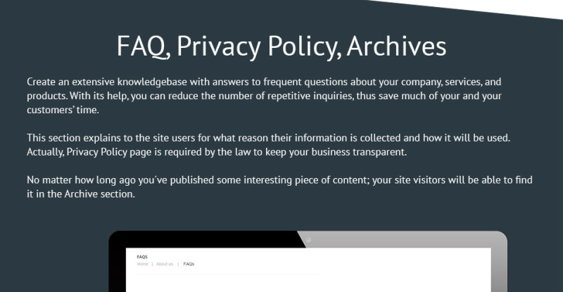 Business Promotion WordPress Theme - Features Image 22