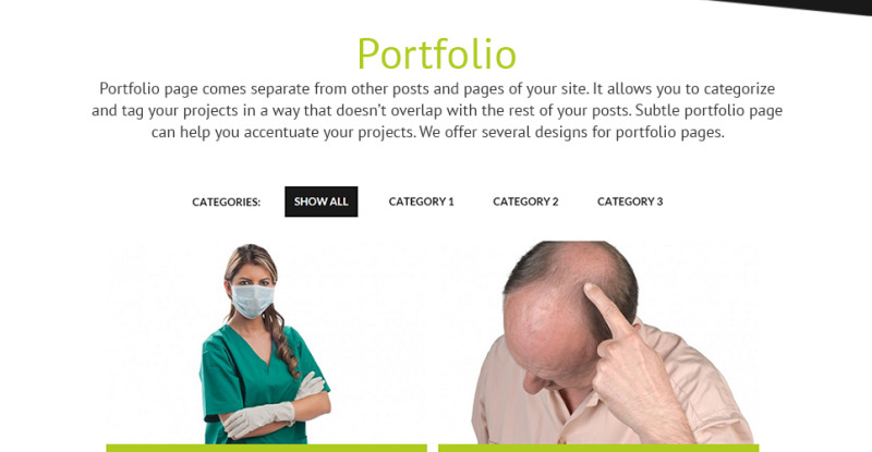 Hair Transplantation WordPress Theme - Features Image 25